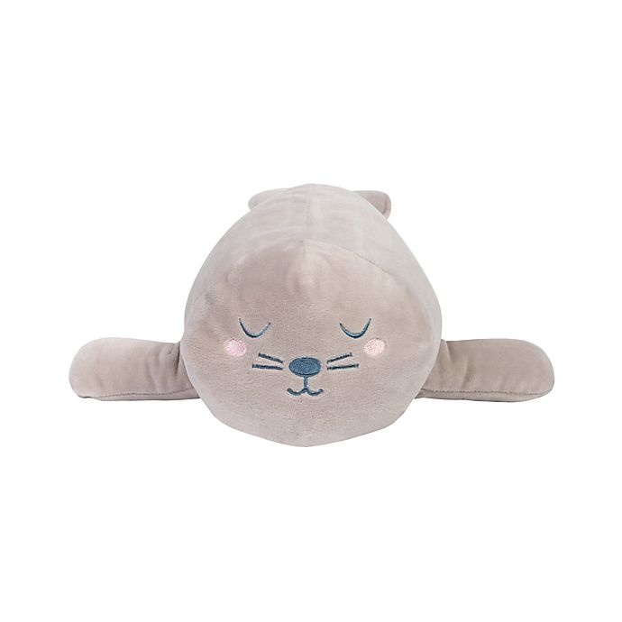 slide 1 of 2, Trend Lab Pappy Pup Baby Seal Plush Toy - Grey/Beige, 1 ct