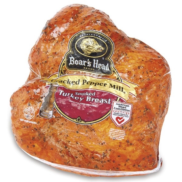 slide 1 of 1, Boar's Head Cracked Pepper Turkey, per lb