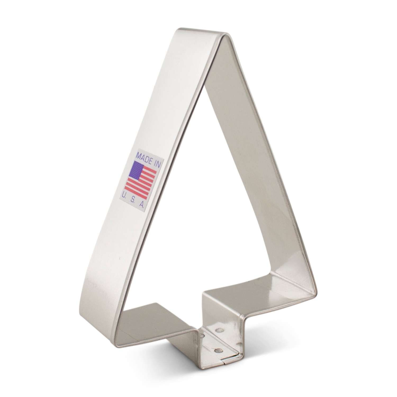 slide 1 of 1, Ann Clark Simple Tree Cookie Cutter, Silver, 4 in