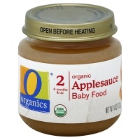 slide 1 of 1, O Organics For Baby Organic Baby Food Stage 2 Apple Sauce, 4 oz