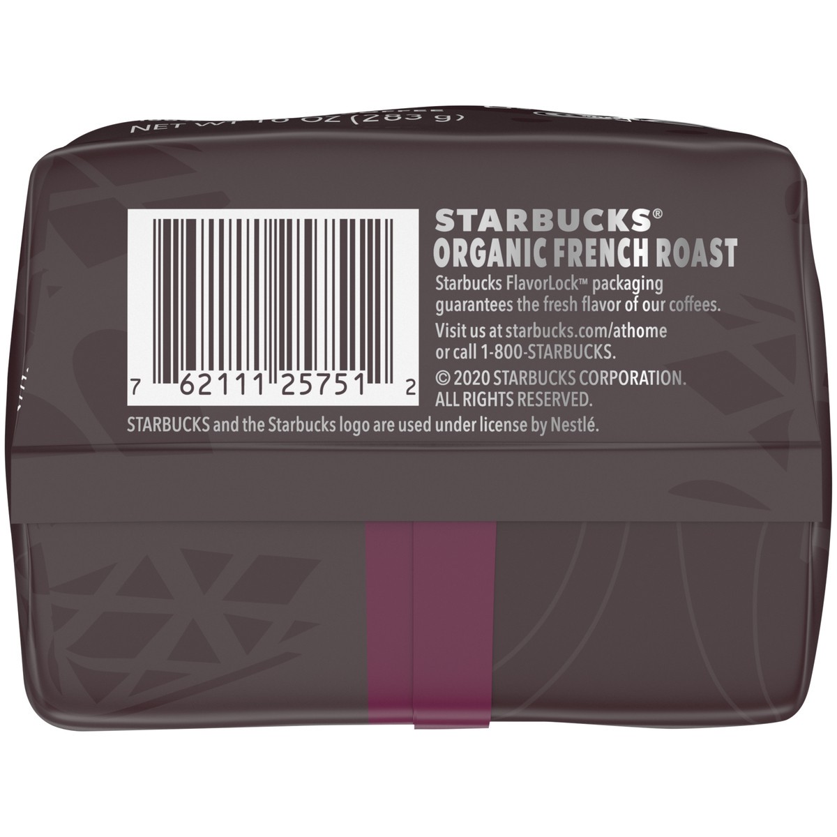 slide 5 of 9, Starbucks Ground Coffee—Dark Roast Coffee—Organic French Roast—100% Arabica—1 bag - 10 oz, 10 oz