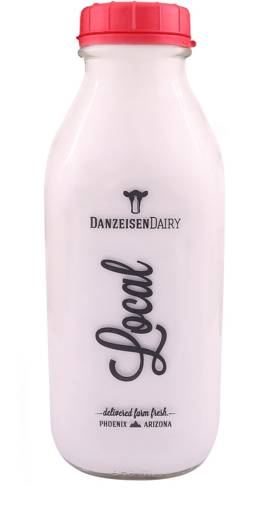 slide 1 of 1, Danzeisen Dairy Danzeisen Milk Whole, 1 qt