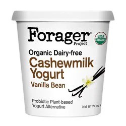 Forager Project Organic Dairy-Free Cashewmilk Vanilla Bean Yogurt 24 oz