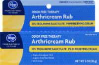 slide 1 of 1, Kroger Odor Free Arthricream Rub, 3 oz