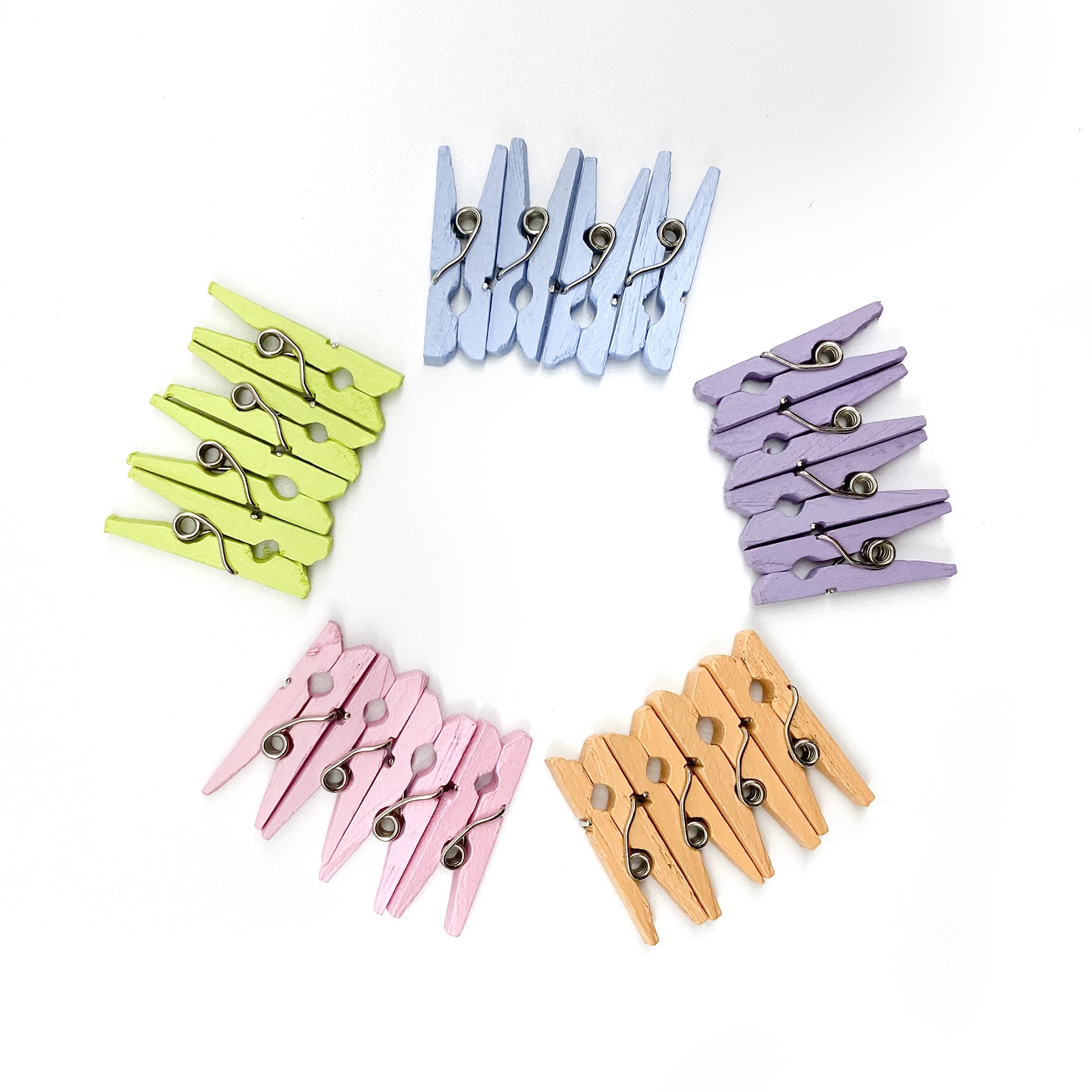 slide 2 of 4, Mini Pastel Clothespins By Recollections, 3mm x 25mm