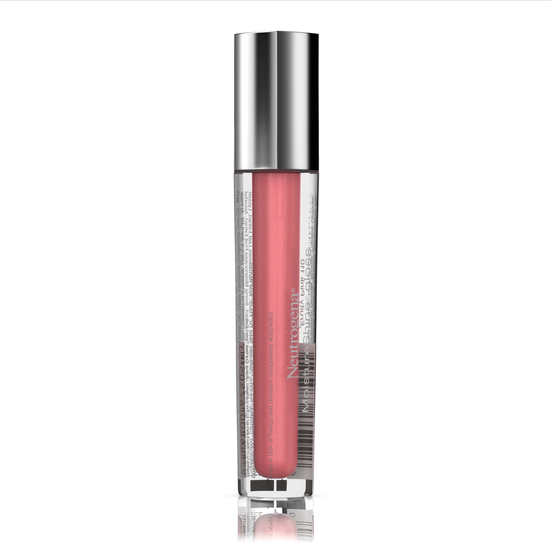 slide 5 of 5, NEUTROGENA MOISTURESHINE Gloss, Fruity Pink 110, .12 Oz, 0.12 oz