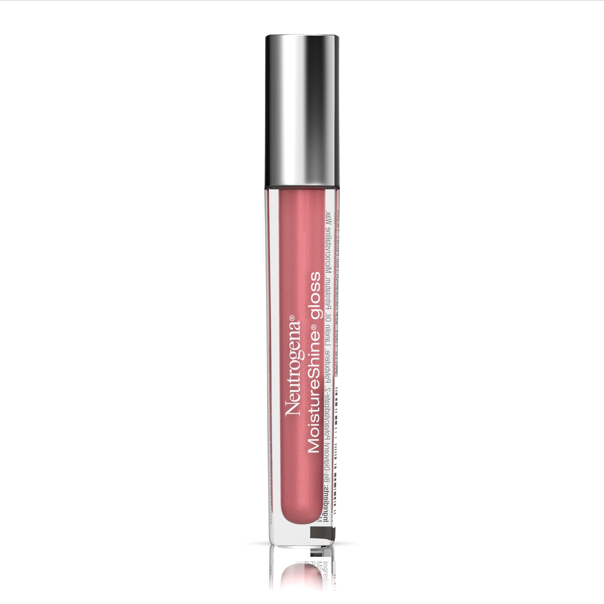 slide 1 of 5, NEUTROGENA MOISTURESHINE Gloss, Fruity Pink 110, .12 Oz, 0.12 oz