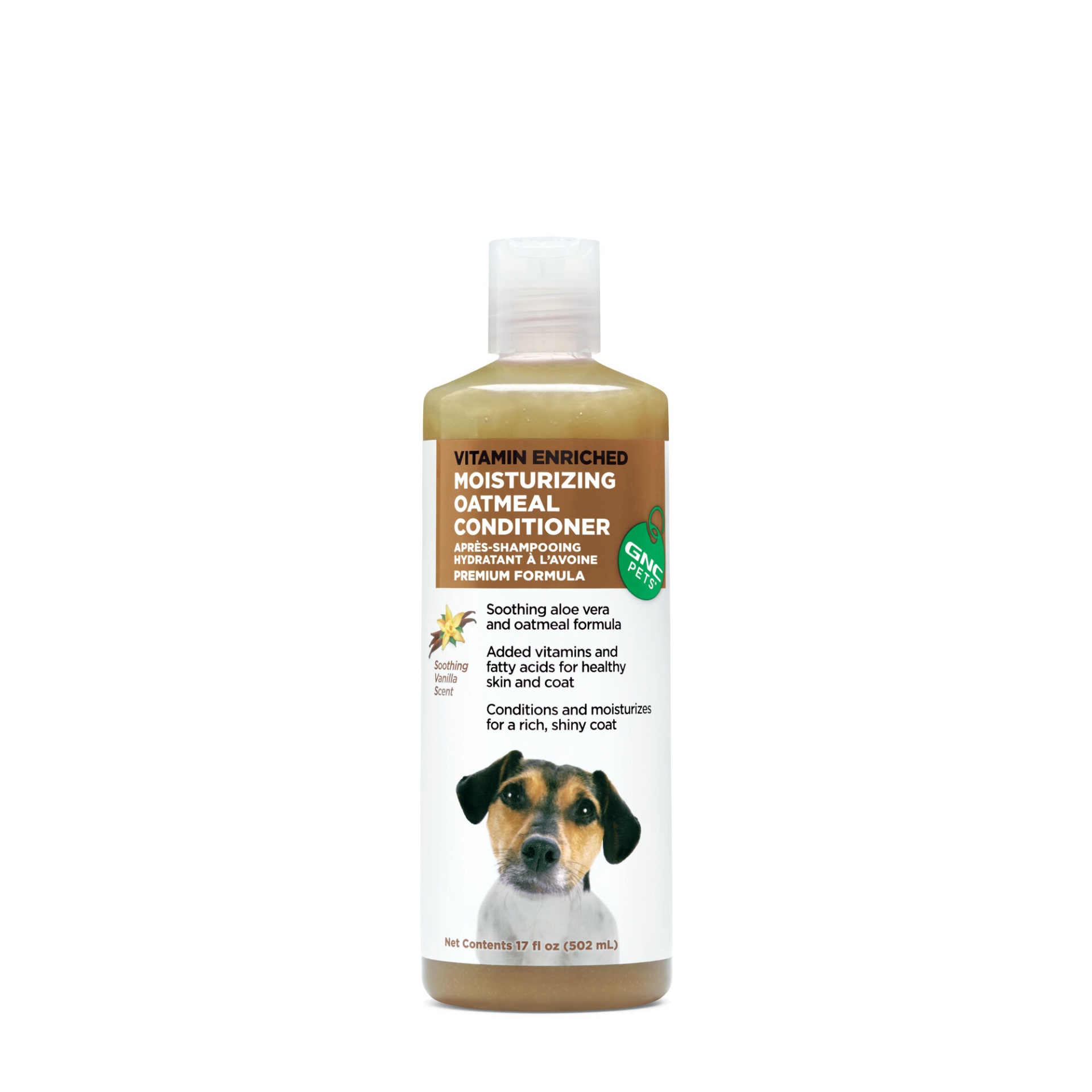 slide 1 of 1, GNC Pets Moisturizing Oatmeal Conditioner - Soothing Vanilla Scent, 17 fl oz