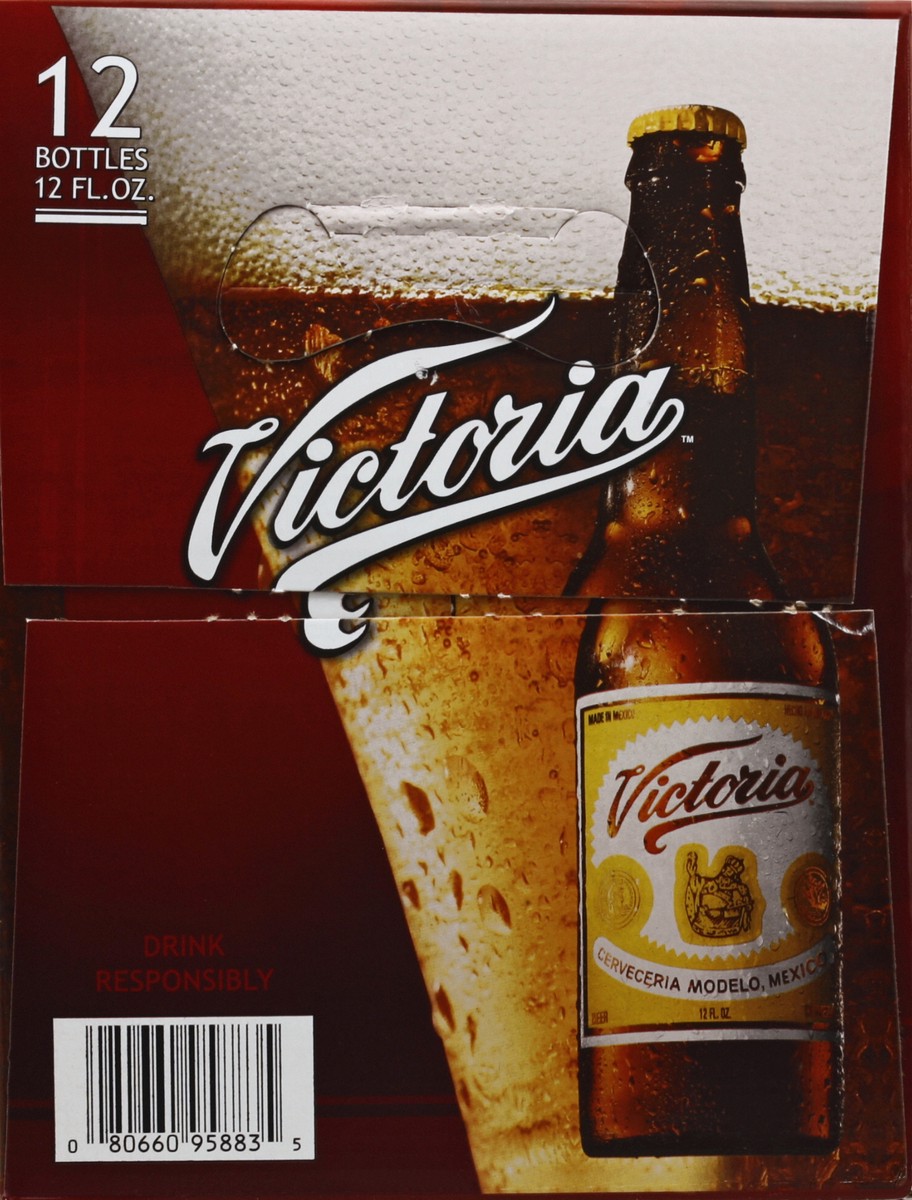 slide 4 of 6, Victoria Mexican Lager Beer, 12 pk 12 fl oz Bottles, 4.0% ABV, 144 fl. oz