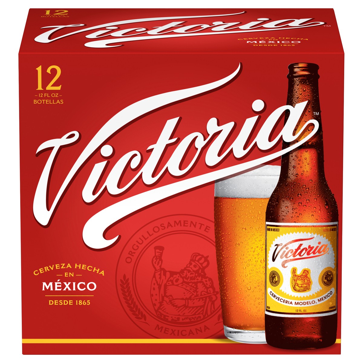 slide 1 of 6, Victoria Amber Lager Mexican Beer, 12 ct; 12 oz