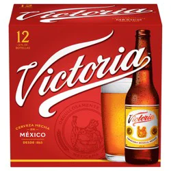 Victoria Mexican Lager Beer, 12 pk 12 fl oz Bottles, 4.0% ABV