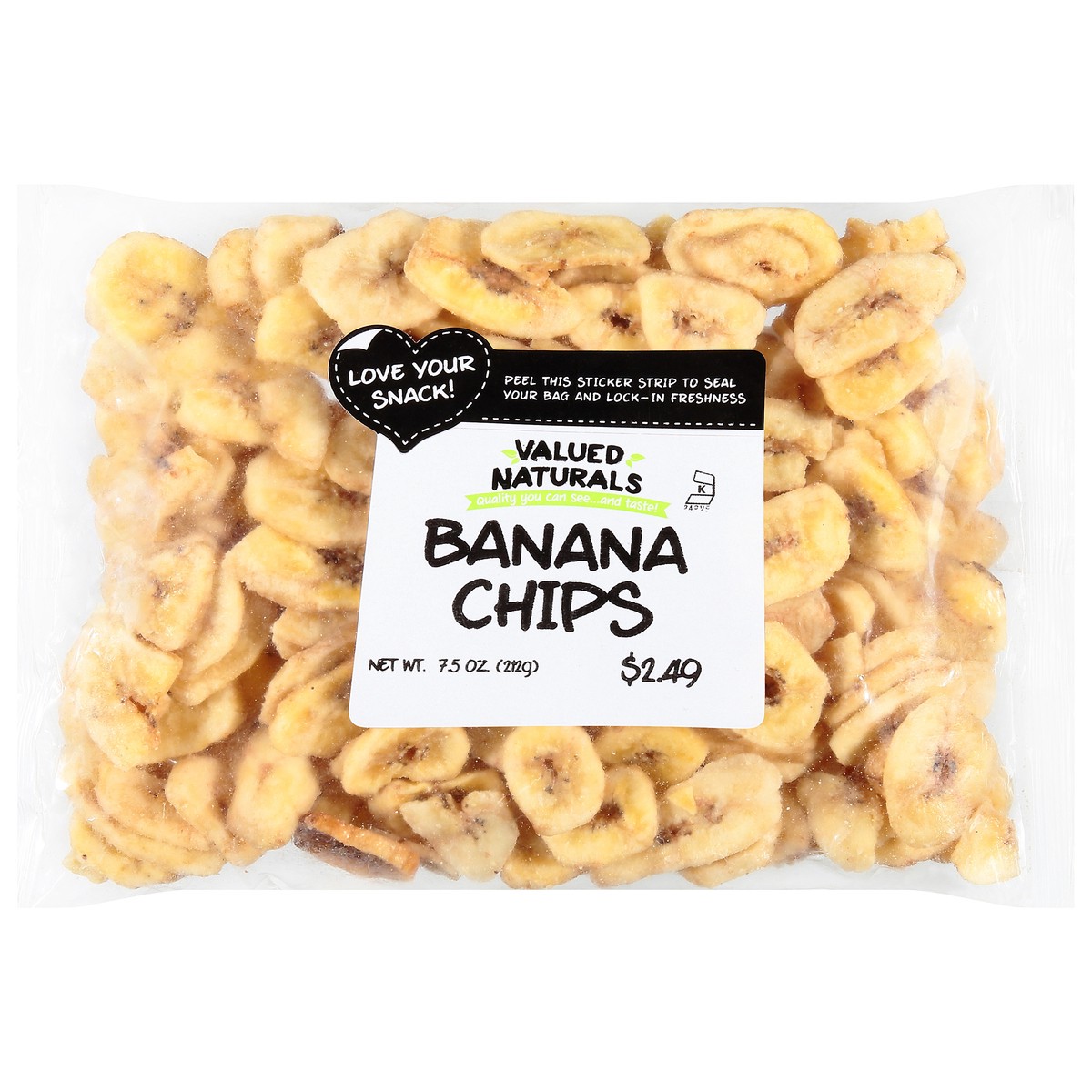 slide 6 of 14, Valued Naturals Banana Chips 7.5 oz, 7.5 oz