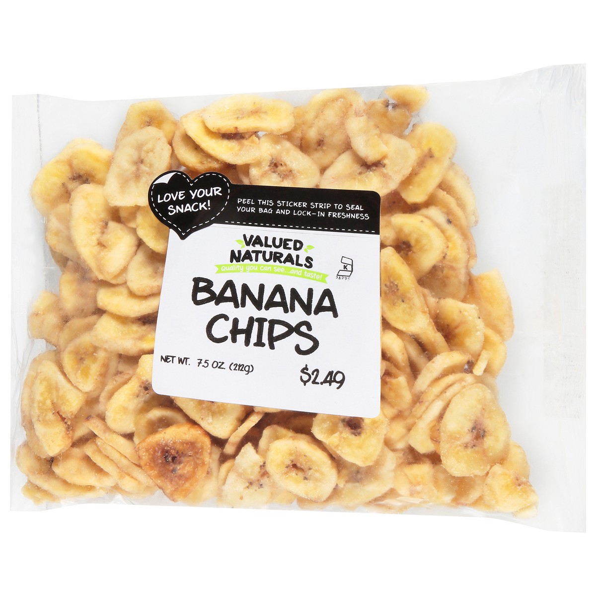 slide 13 of 14, Valued Naturals Banana Chips 7.5 oz, 7.5 oz