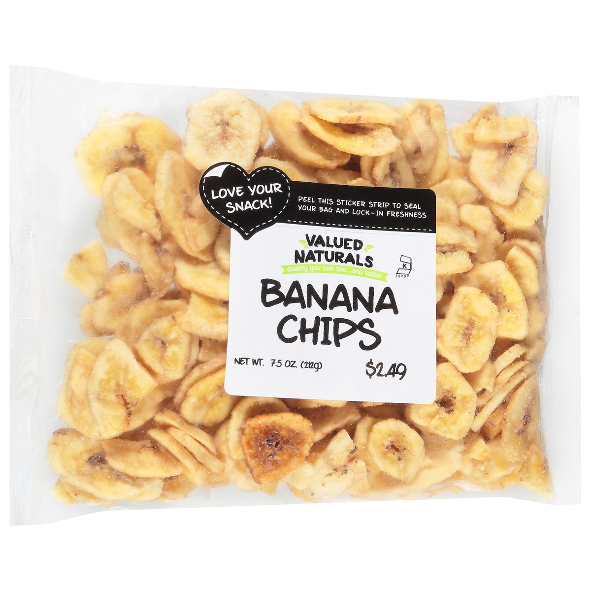slide 5 of 14, Valued Naturals Banana Chips 7.5 oz, 7.5 oz