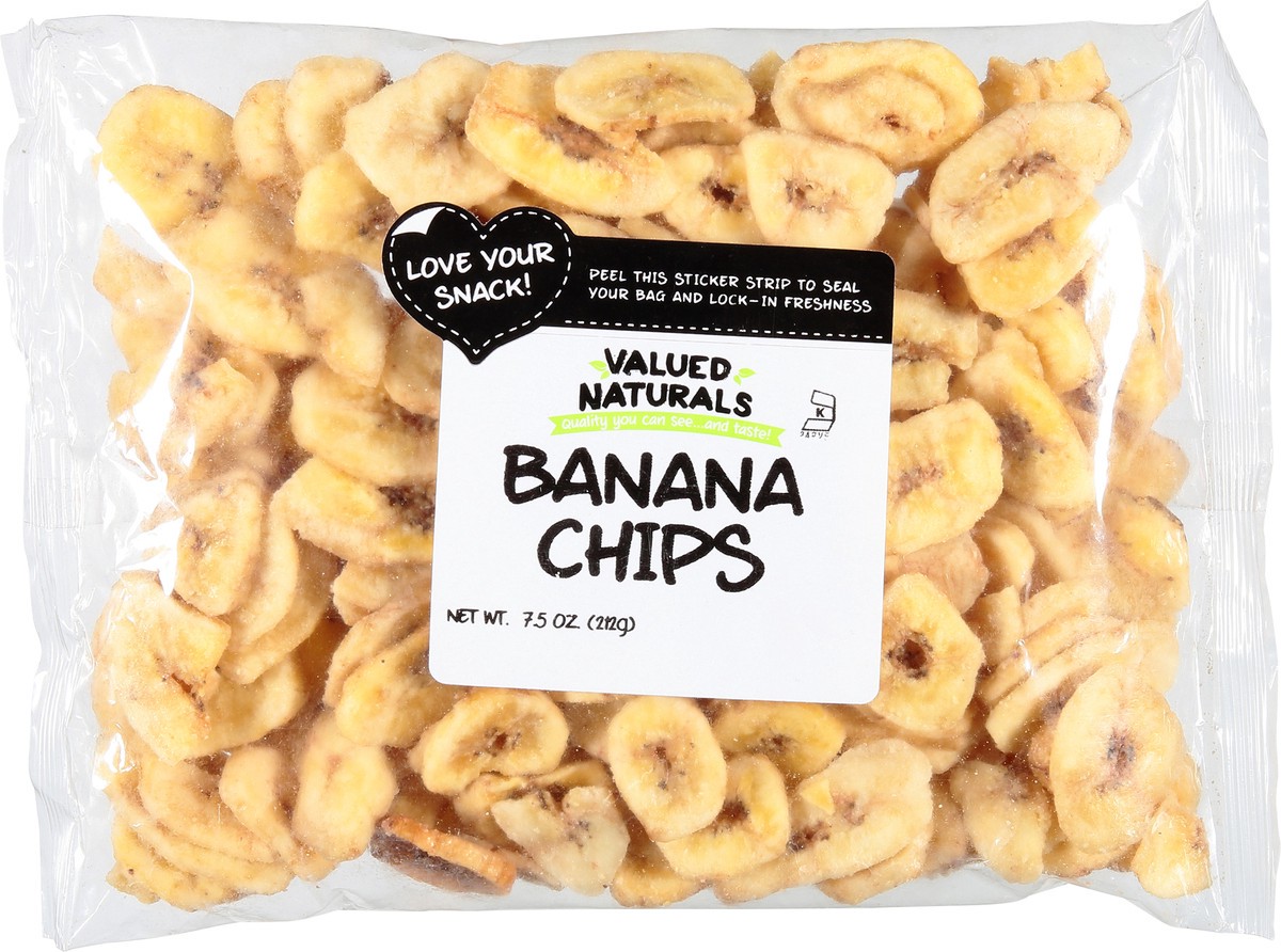 slide 10 of 14, Valued Naturals Banana Chips 7.5 oz, 7.5 oz