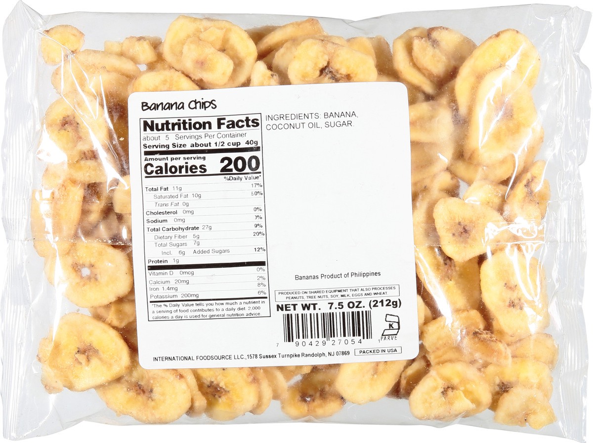 slide 8 of 14, Valued Naturals Banana Chips 7.5 oz, 7.5 oz
