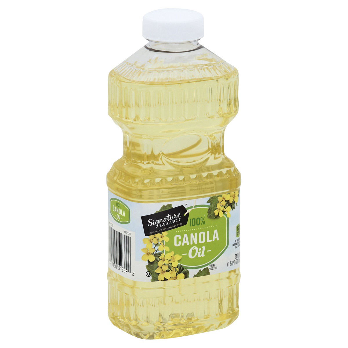 slide 1 of 2, Signature Select 100% Canola Oil 24 fl oz, 24 oz