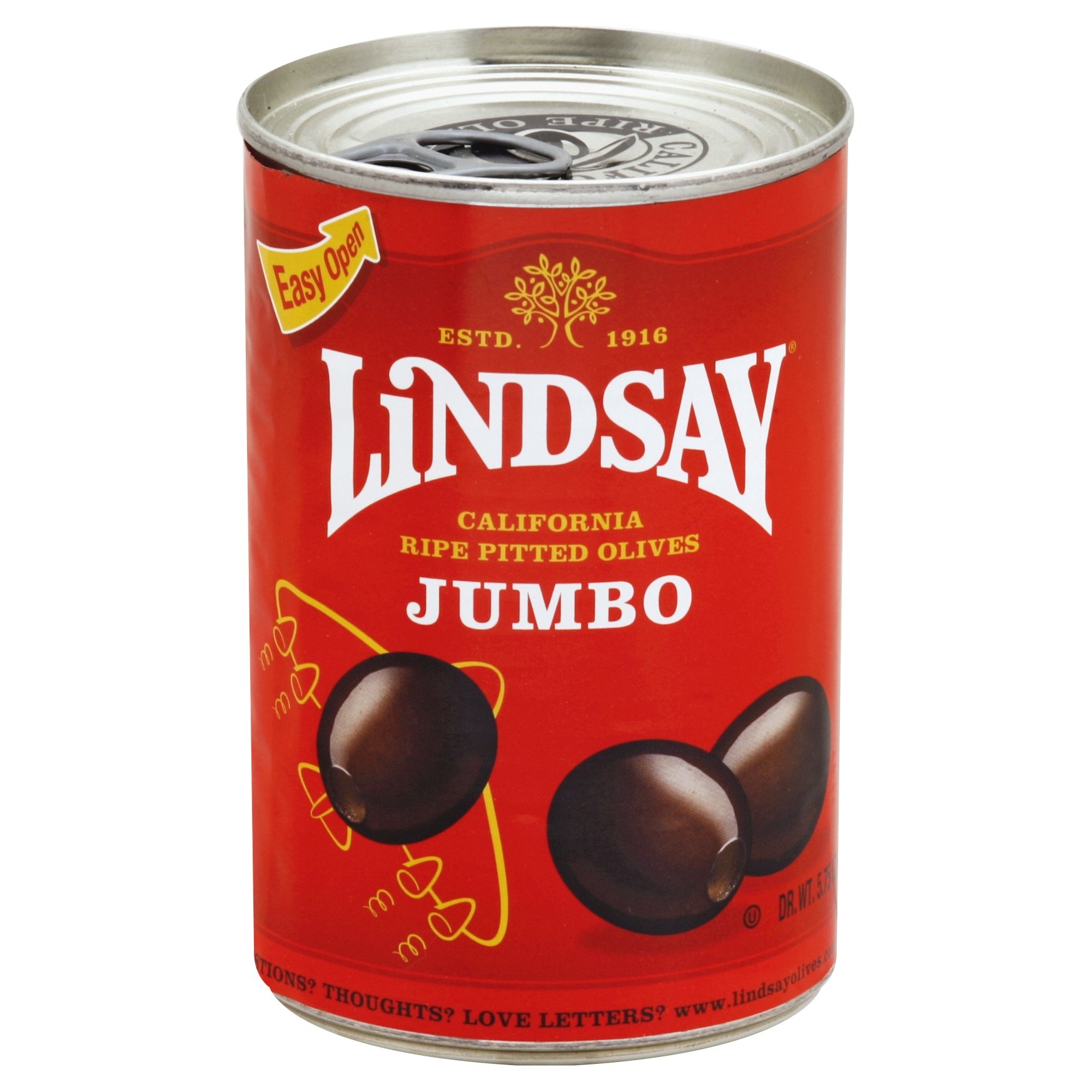 slide 1 of 6, Lindsay California Ripe Pitted Jumbo Olives, 5 oz