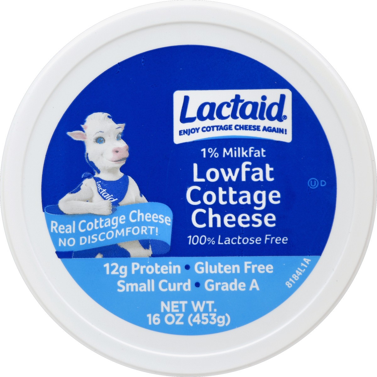 slide 2 of 3, Lactaid Lactose Free Lowfat Small Curd Cottage Cheese, 16 oz