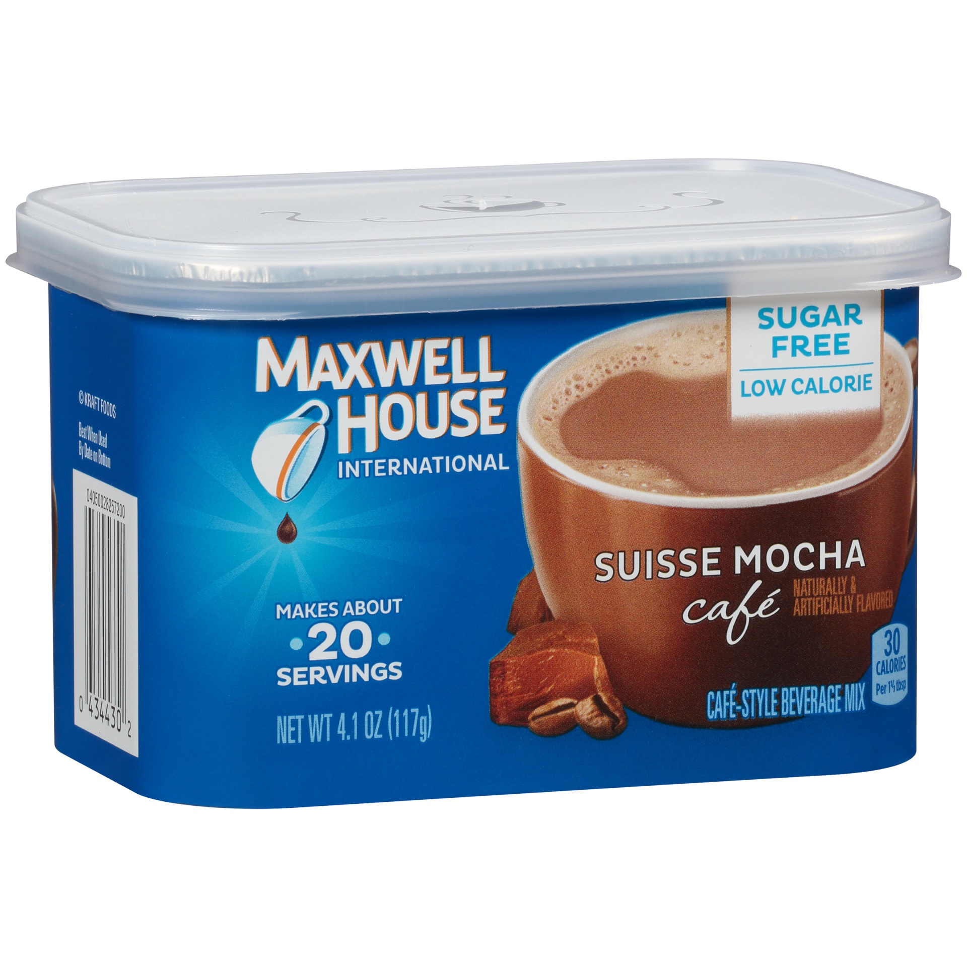 Maxwell House International Suisse Mocha Café-Style Sugar Free Instant ...