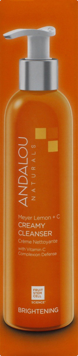 slide 5 of 7, Andalou Naturals Meyer Lemon Creamy Cleanser, 6 oz