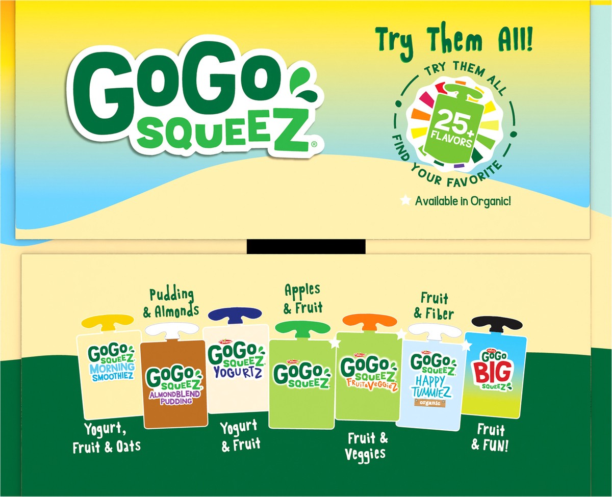 slide 6 of 11, GoGo Squeez Applesauce Tropical- Fruit Variety / Pouches, 20 ct