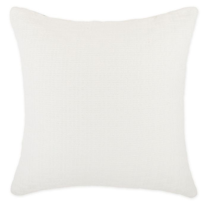 slide 1 of 2, Wamsutta Dawson Square Throw Pillow - Cream, 1 ct