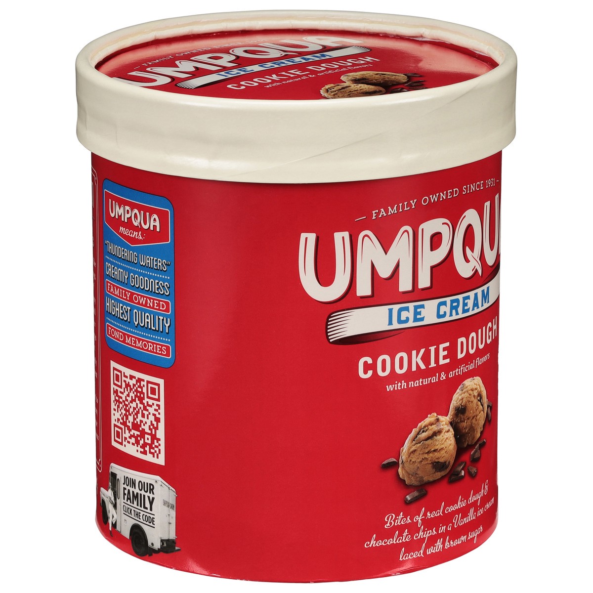 slide 2 of 9, Umpqua Cookie Dough Ice Cream 1.5 qt, 1.5 qt
