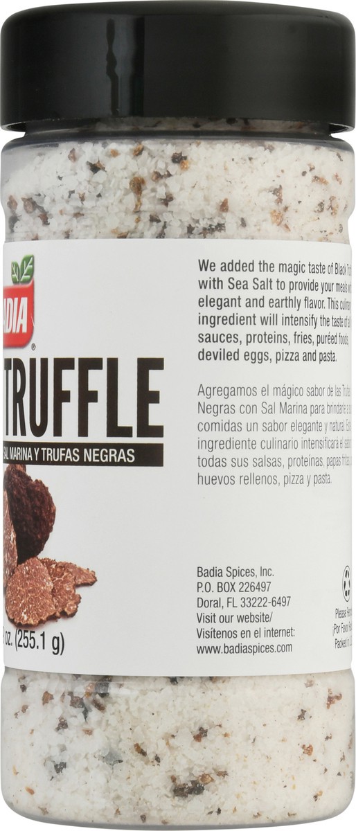 slide 4 of 13, Badia Black Truffle Sea Salt 9 oz, 9 oz