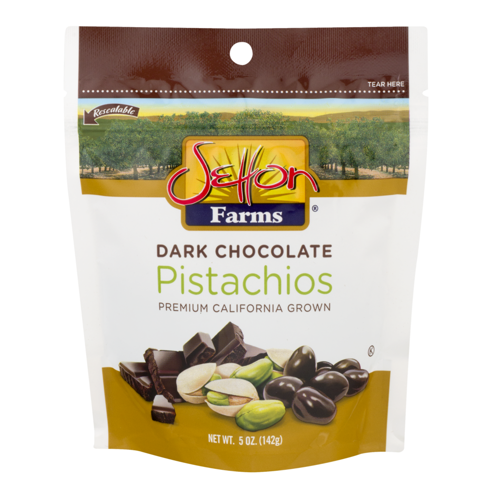 slide 1 of 1, Setton Farms Dark Chocolate Pistachios, 5 oz