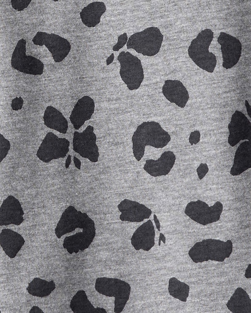slide 2 of 2, Carter's Girls Butterfly Leopard Pocket Tee - Grey Grey XL, 1 ct