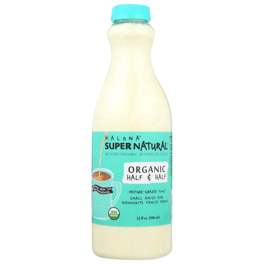 slide 1 of 1, Kalona Supernatural Organic Half & Half, 32 oz