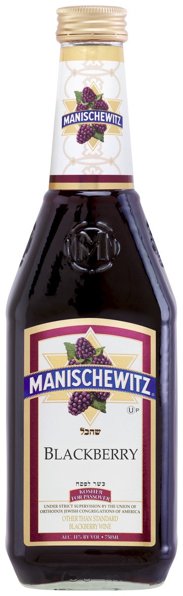 slide 1 of 4, Manischewitz Blackberry Fruit Wine,, 750 ml