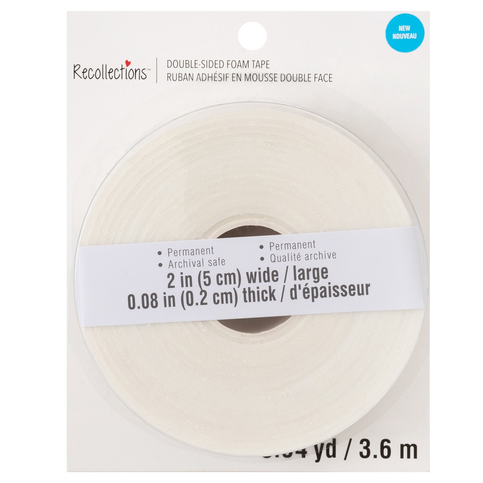 slide 2 of 4, 2" X 4yd. Double-Sided Foam Tape By Recollections, 2 in x 3.94 yd