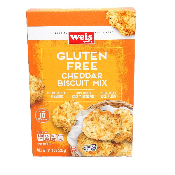 slide 1 of 1, Weis Quality Gluten Free Cheddar Biscuit Mix, 11.36 oz
