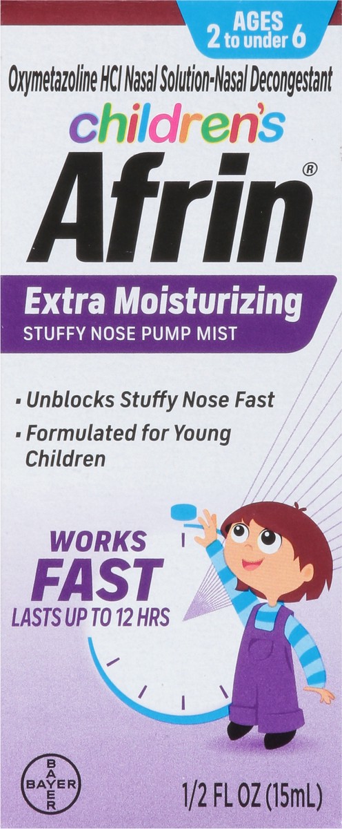 slide 14 of 14, Afrin Childrens Nasal Pump Mist, 0.5 fl oz