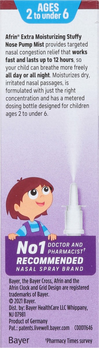 slide 4 of 14, Afrin Childrens Nasal Pump Mist, 0.5 fl oz