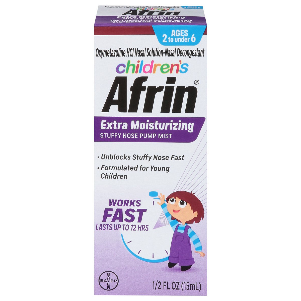 slide 11 of 14, Afrin Childrens Nasal Pump Mist, 0.5 fl oz