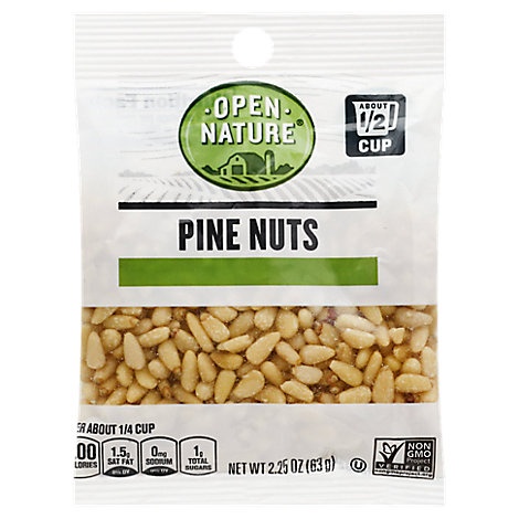 slide 1 of 1, Open Nature Pine Nuts, 2.25 oz