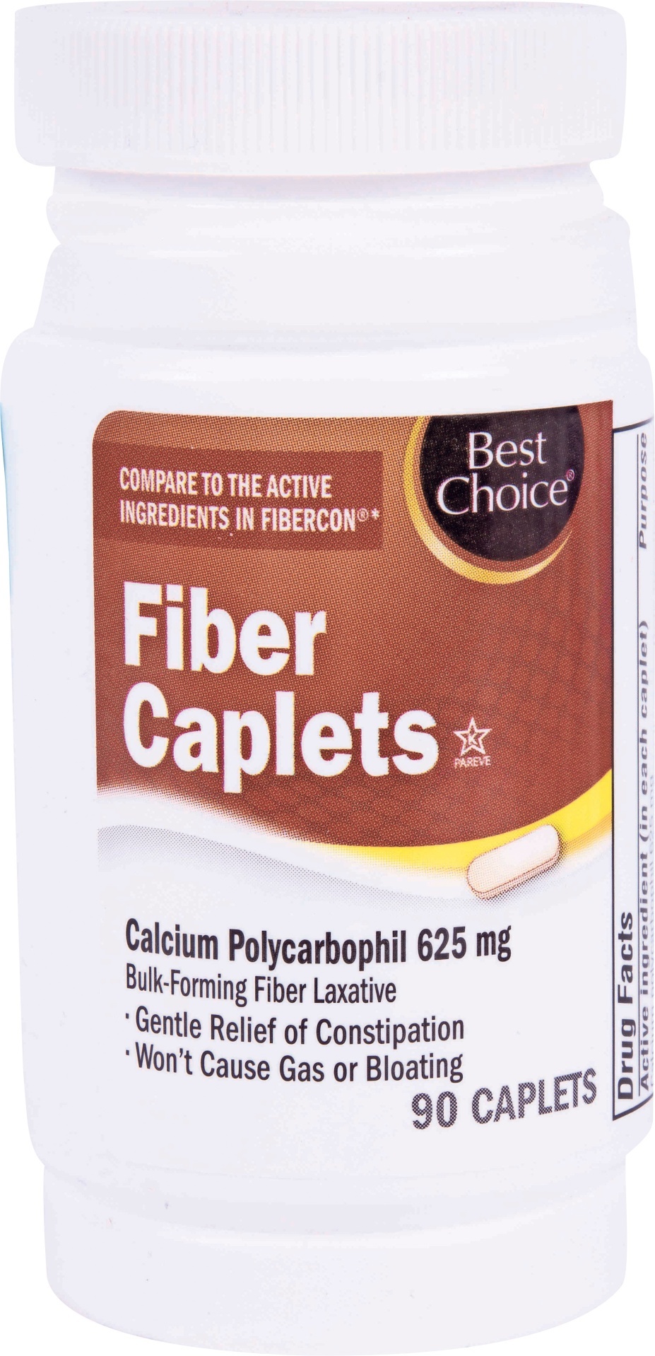 slide 1 of 1, Best Choice Fiber Caplets, 90 ct