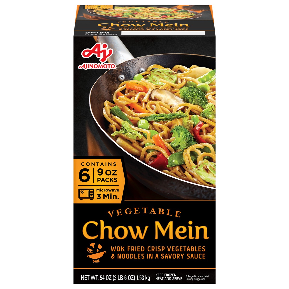 slide 1 of 9, Aji-No-Moto Vegetable Chow Mein 54 oz, 54 oz