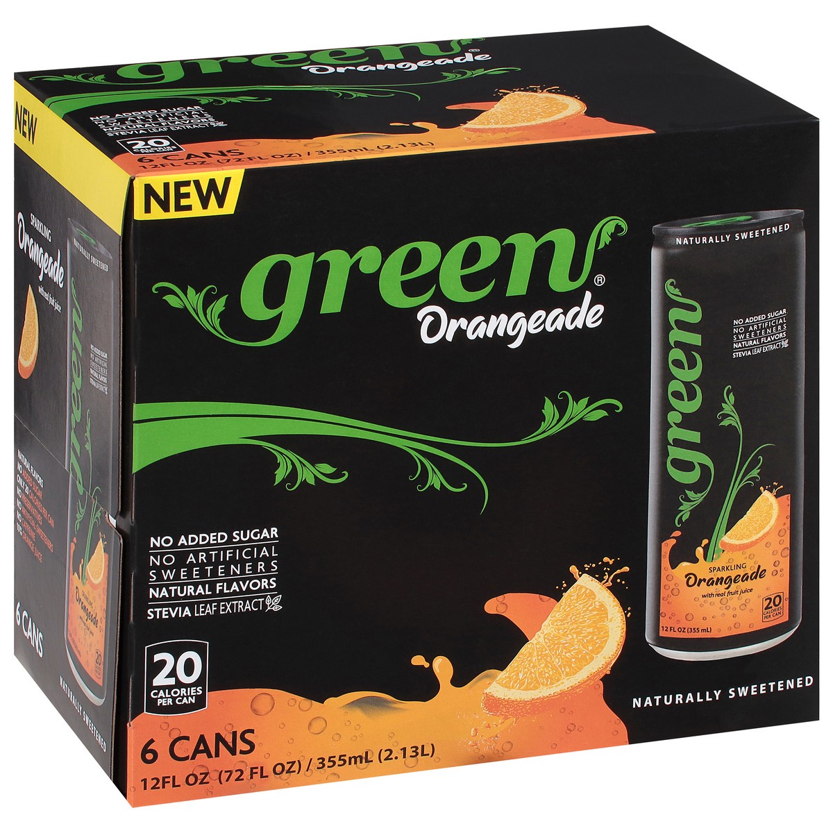 slide 2 of 9, Green Cola Orangeade - 6 ct, 6 ct; 12 oz