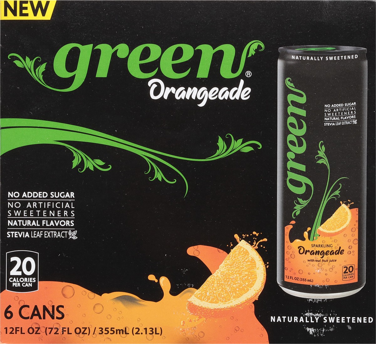 slide 5 of 9, Green Cola Orangeade - 6 ct, 6 ct; 12 oz