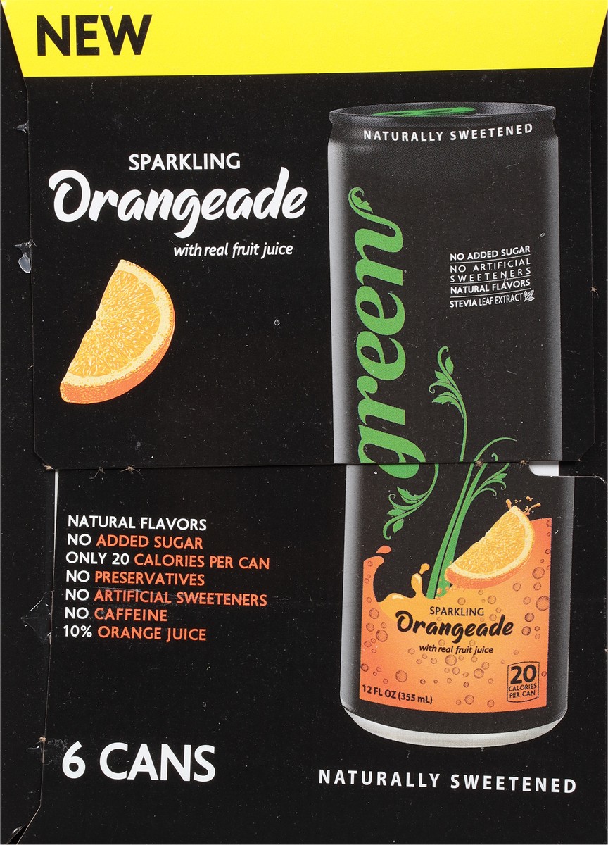 slide 9 of 9, Green Cola Orangeade - 6 ct, 6 ct; 12 oz