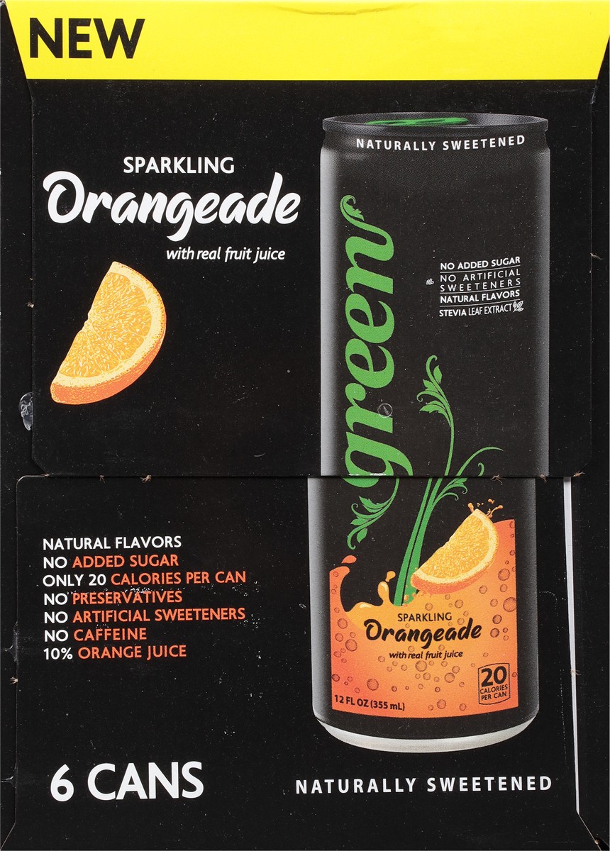 slide 8 of 9, Green Cola Orangeade - 6 ct, 6 ct; 12 oz