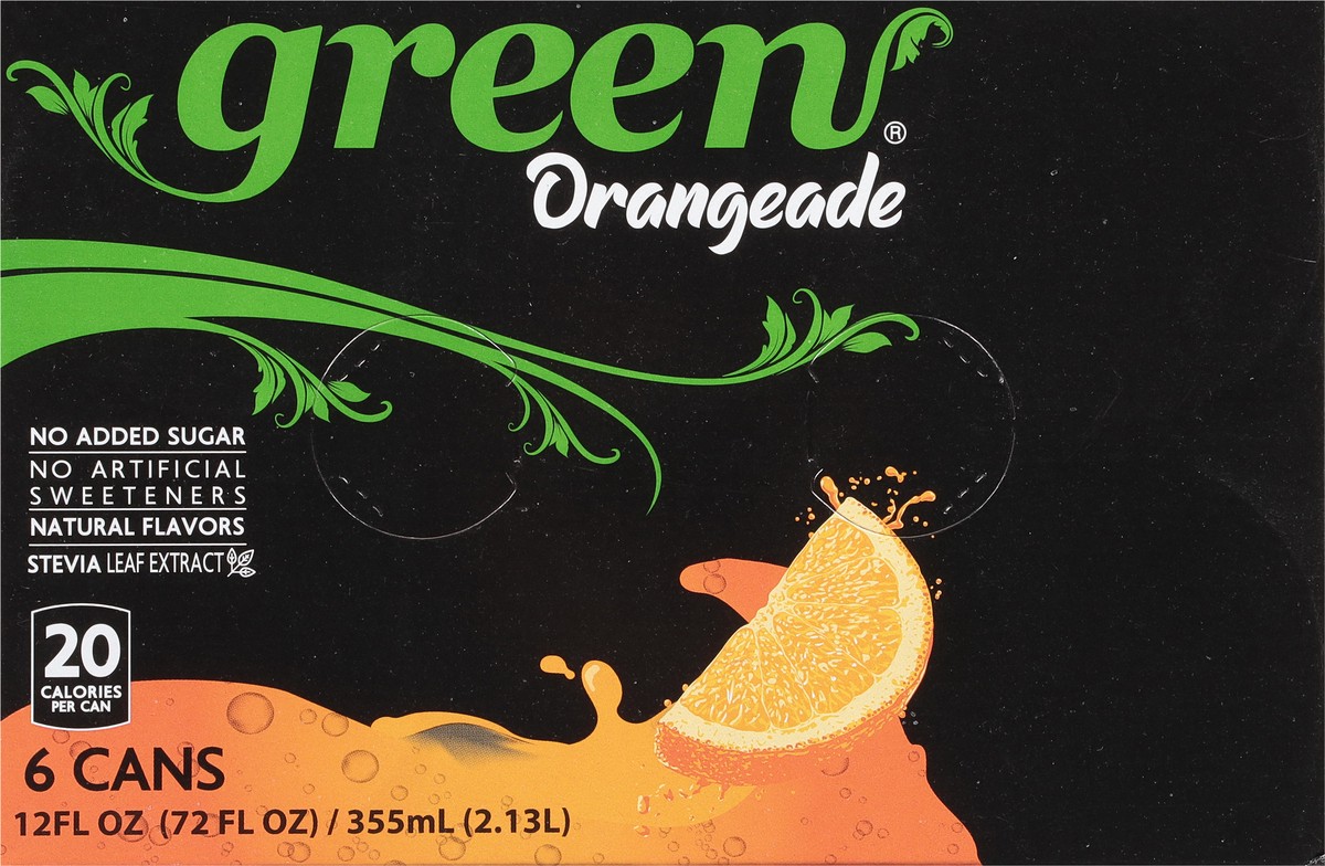 slide 6 of 9, Green Cola Orangeade - 6 ct, 6 ct; 12 oz