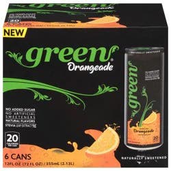 Green Cola Orangeade - 6 ct