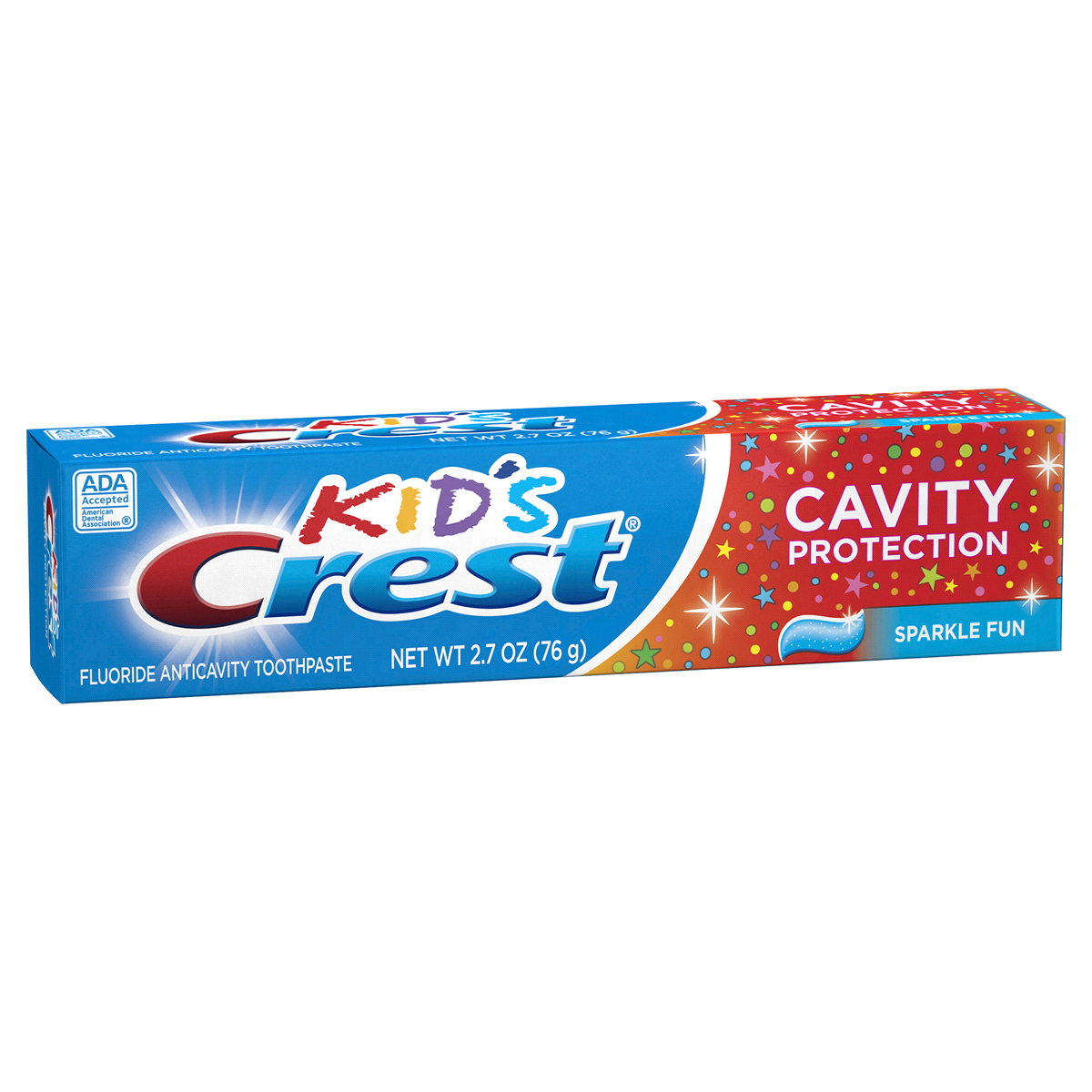 slide 2 of 3, Crest Kid's Cavity Protection Sparkle Fun Flavor Toothpaste, 2.7 oz