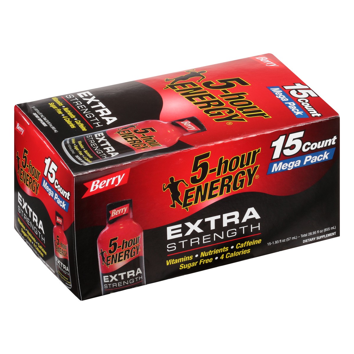 slide 1 of 14, 5-hour ENERGY Shot, Extra Strength, Berry - 15 ct, 15 ct