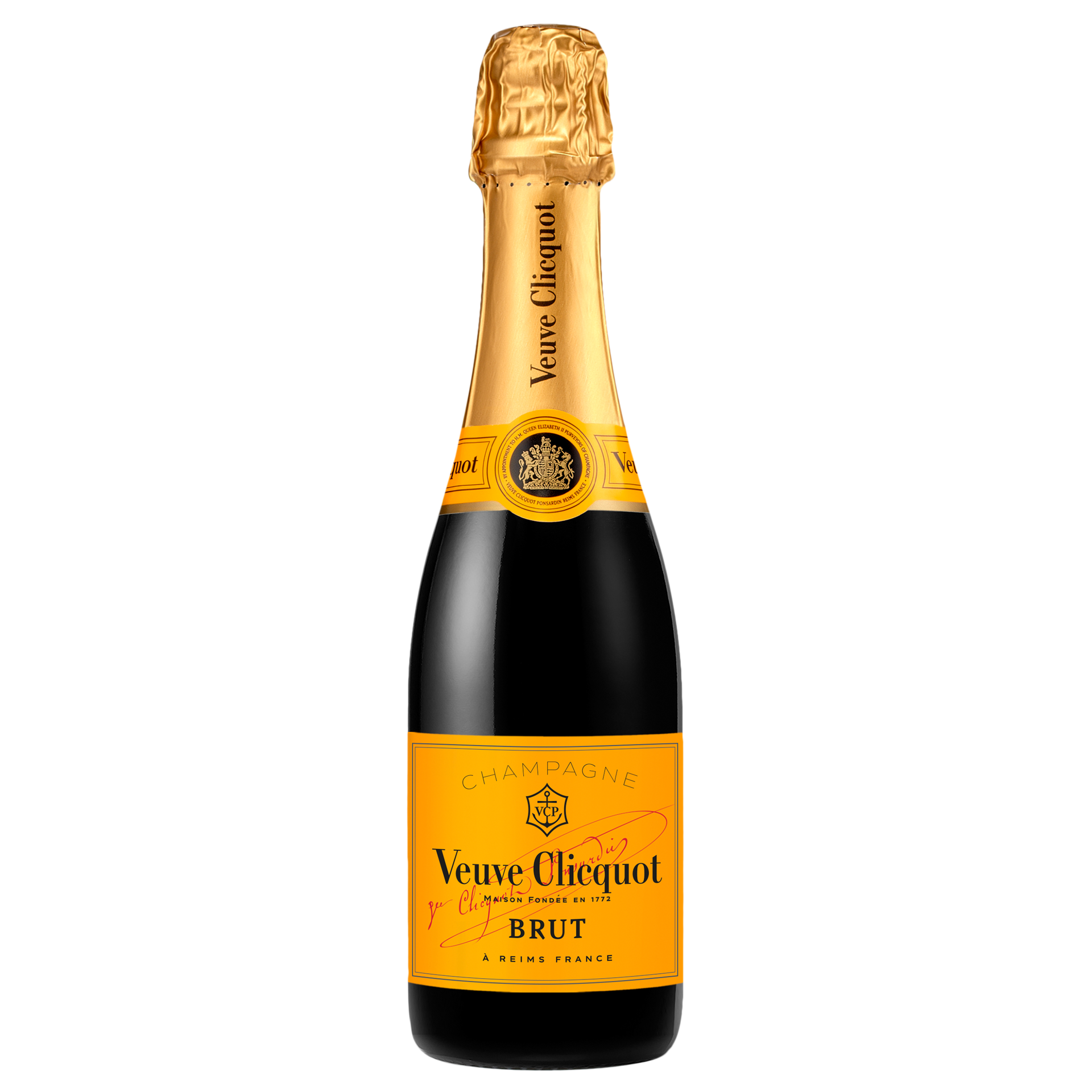 slide 1 of 1, Moet Hennesy Usa Wines Clicquot Yellow Label, 375 ml